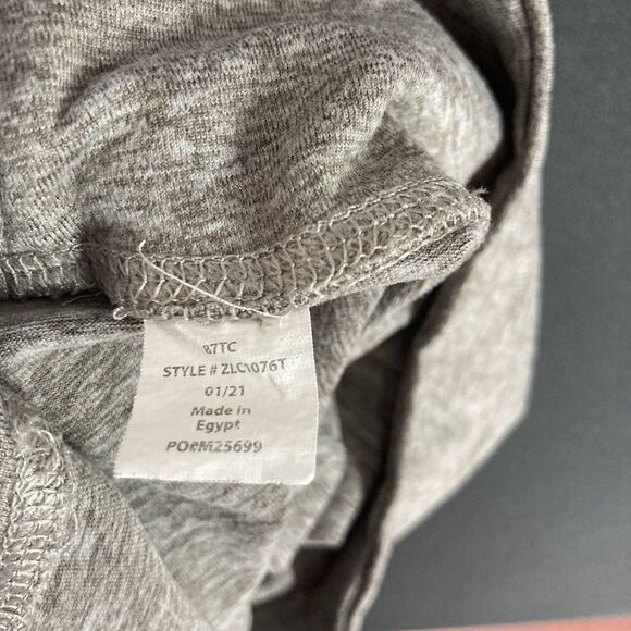 Zobha Capri Leggings Yoga Pants Gray Size L Stretch Sporty Comfy Exercise - Picture 10 of 10